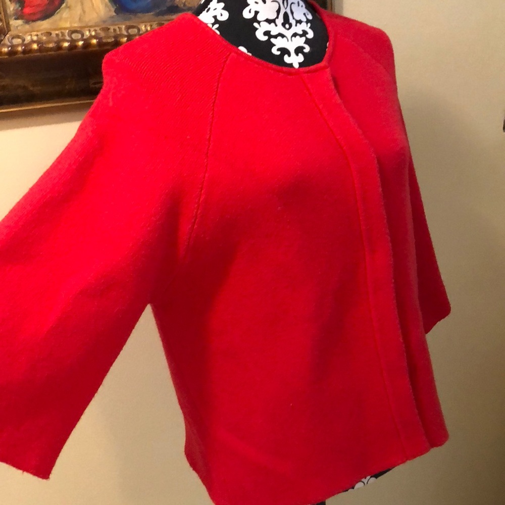 ❤️Azi snap close comfy short dolman sleeved stretchy & soft sweater jacket